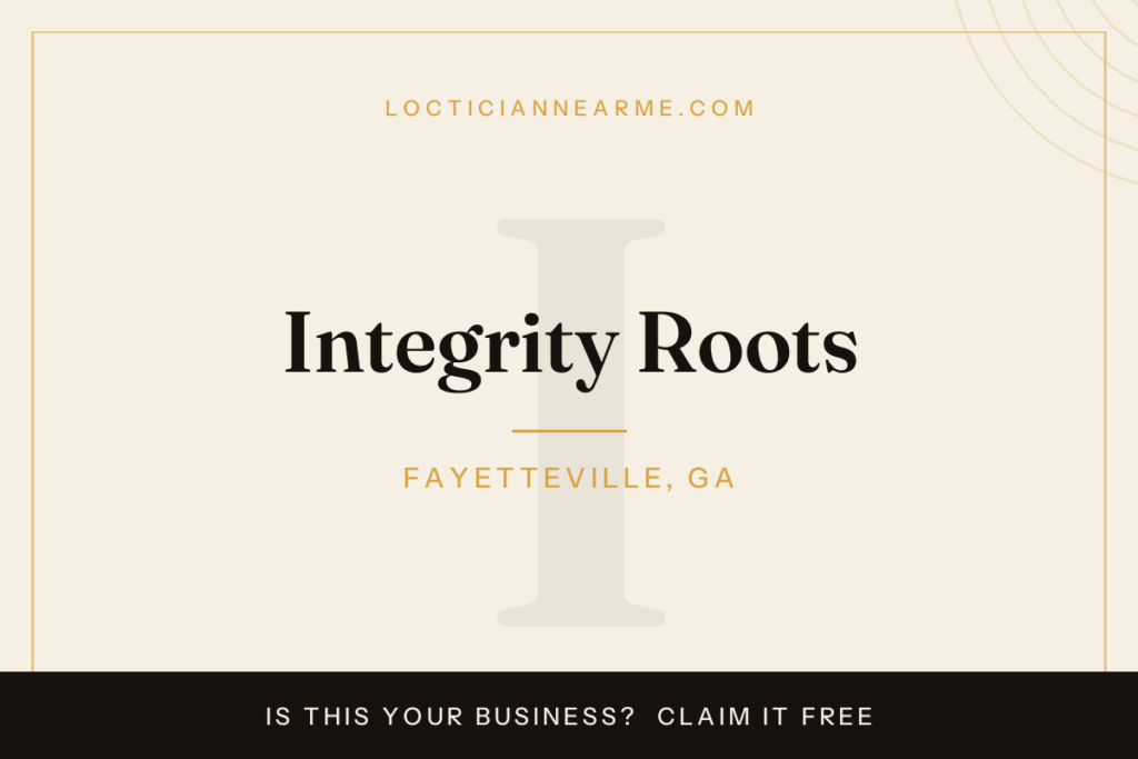 Integrity Roots loctician in Fayetteville, GA — locs, retwist and natural hair care