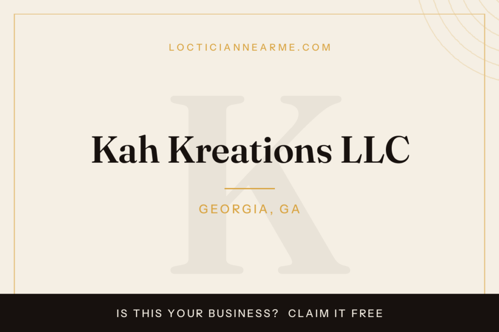 Kah Kreations LLC loctician in Georgia, GA — locs, retwist and natural hair care