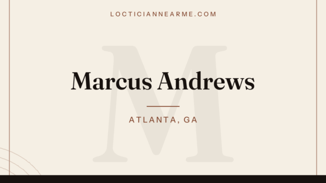Marcus Andrews loctician in Atlanta, GA — locs, retwist and natural hair care
